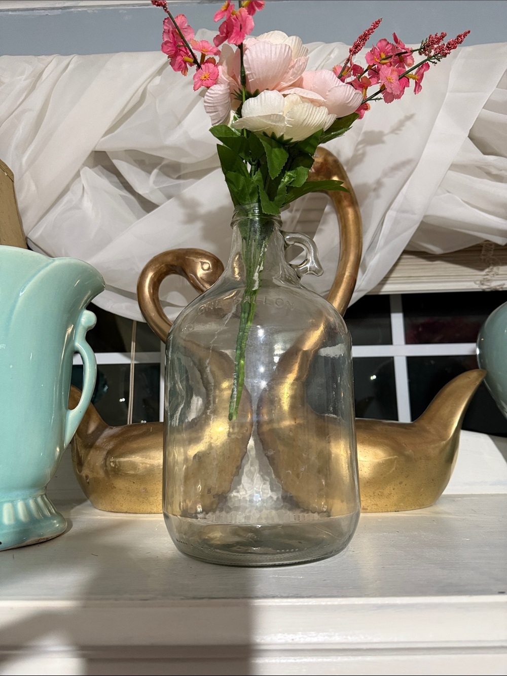 Vintage 1 gallon glass bottle jug